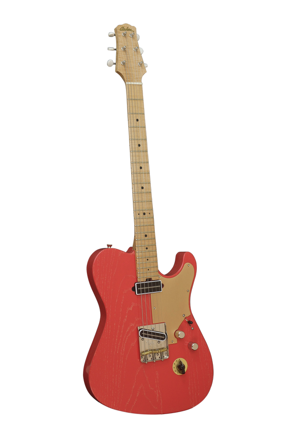 SOLD Asher T Deluxe Coral Nitro Guitar with Slim C Neck Shape