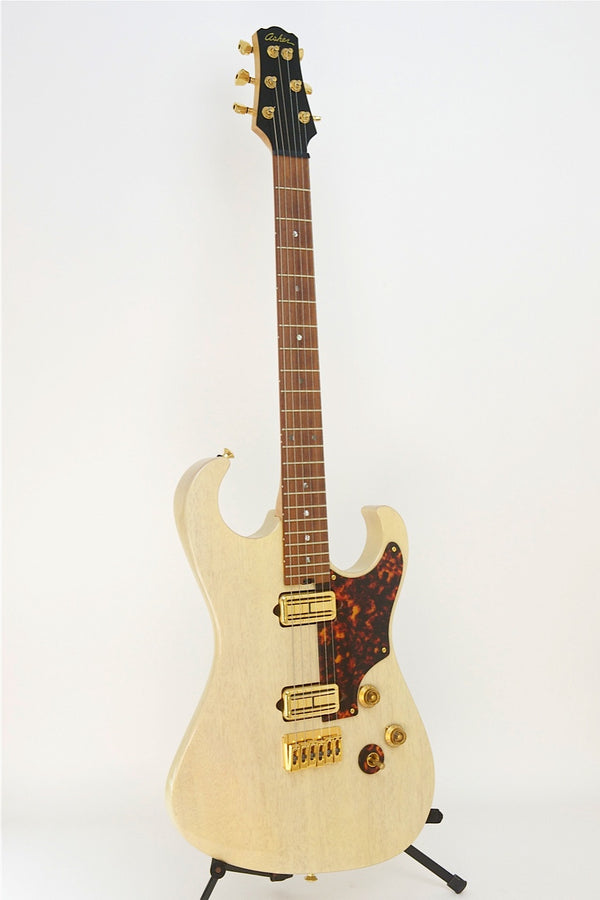 SOLD Asher S Custom™ Guitar, Trans Ivory Poly #196 - Previously