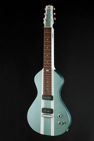 SOLD Asher 2016 Electro Hawaiian Model I Lap Steel Guitar #939  Metallic Sage "Shelby"