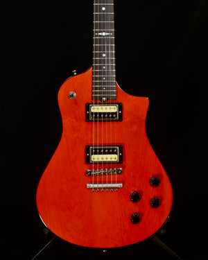 2025 Asher Electro Sonic Vintage Series - Cardinal Red Birds Eye Maple with Brazilian Rosewood Board, #1384