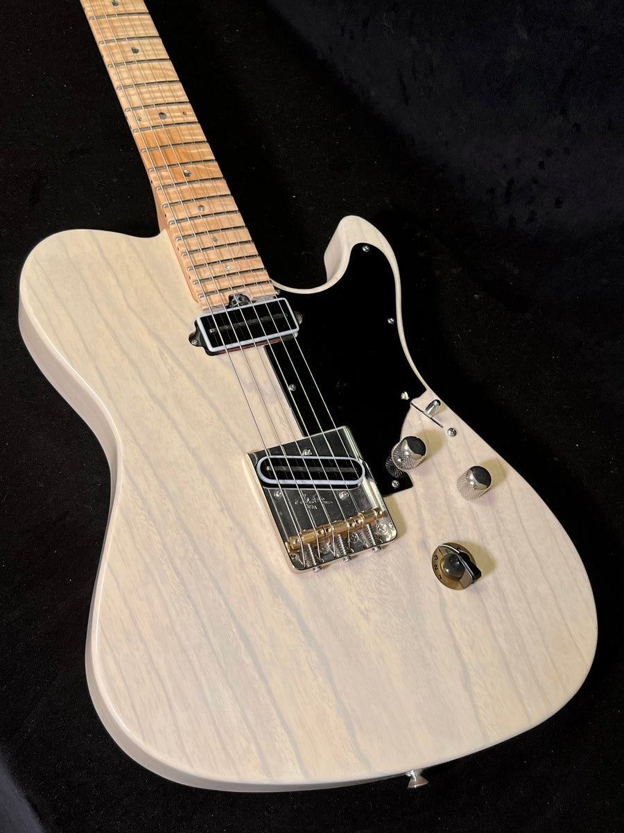 Pre-Order for the Asher T-Deluxe model Trans Ivory with T Blade Pickups