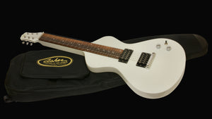 Starting at $899 (auto applied) 2024-25 Electro Hawaiian® Junior Lap Steel Antique White with Gig Bag!!