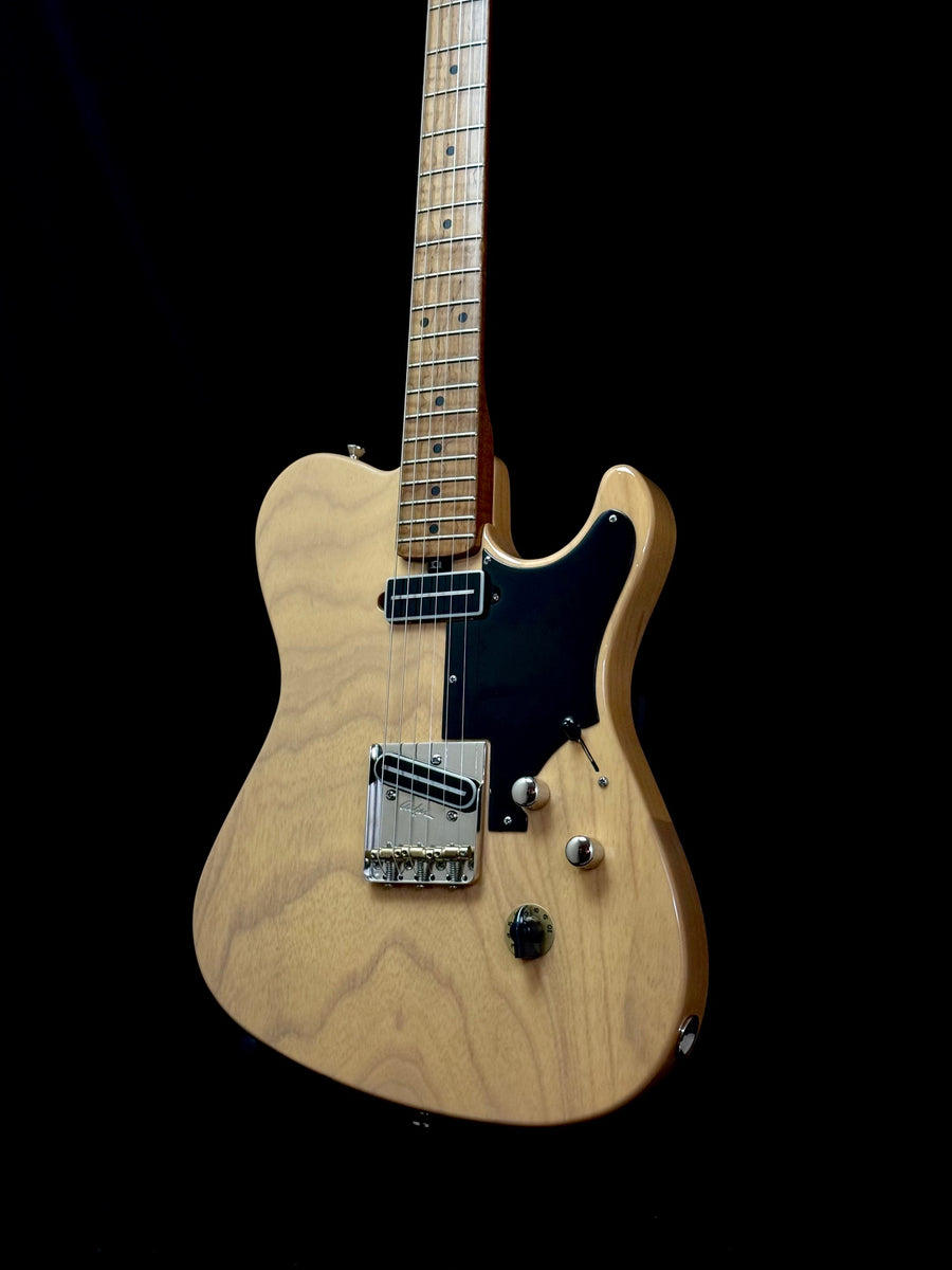 2026 Asher T Deluxe Butterscotch with Roasted Flame Maple Neck, #1403