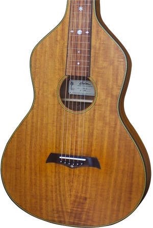 SOLD Asher Acoustic Hawaiian Imperial Lap Steel with custom Snowflake Inlay #047