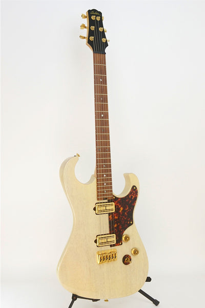 SOLD Asher S Custom™ Guitar, Trans Ivory Poly #196 - Previously