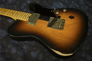 SOLD 2014 Asher T Deluxe™ Custom Guitar, Relic Two-Tone Nitro Burst, #801