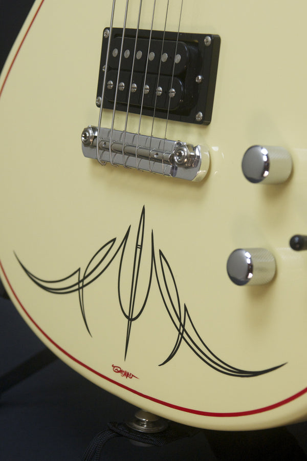 2016 Asher EH Jr Lap Steel with Belly Bar and Pin Striping Asher