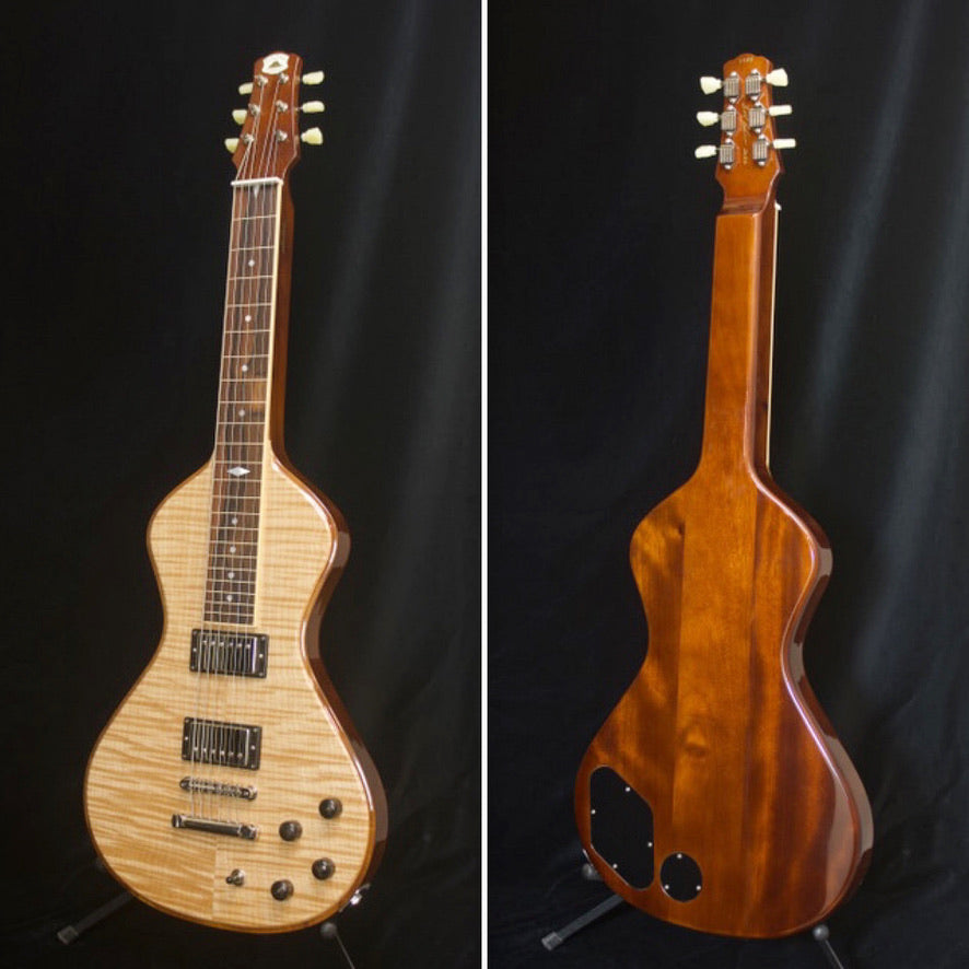 Chandler Lap Steel Guitar Custom Model Hawaiian Koa Made In USA 