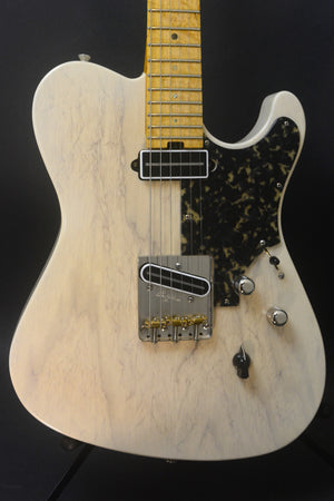 SOLD 2017 Asher T Deluxe Trans Ivory with Black Tortoise Pick Guard #1014
