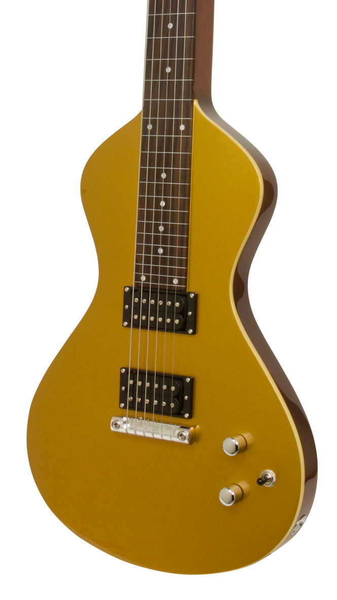 Starting at $984 (auto applied) 2024-25 Electro Hawaiian® Junior Lap Steel Gold Top with Gig Bag!
