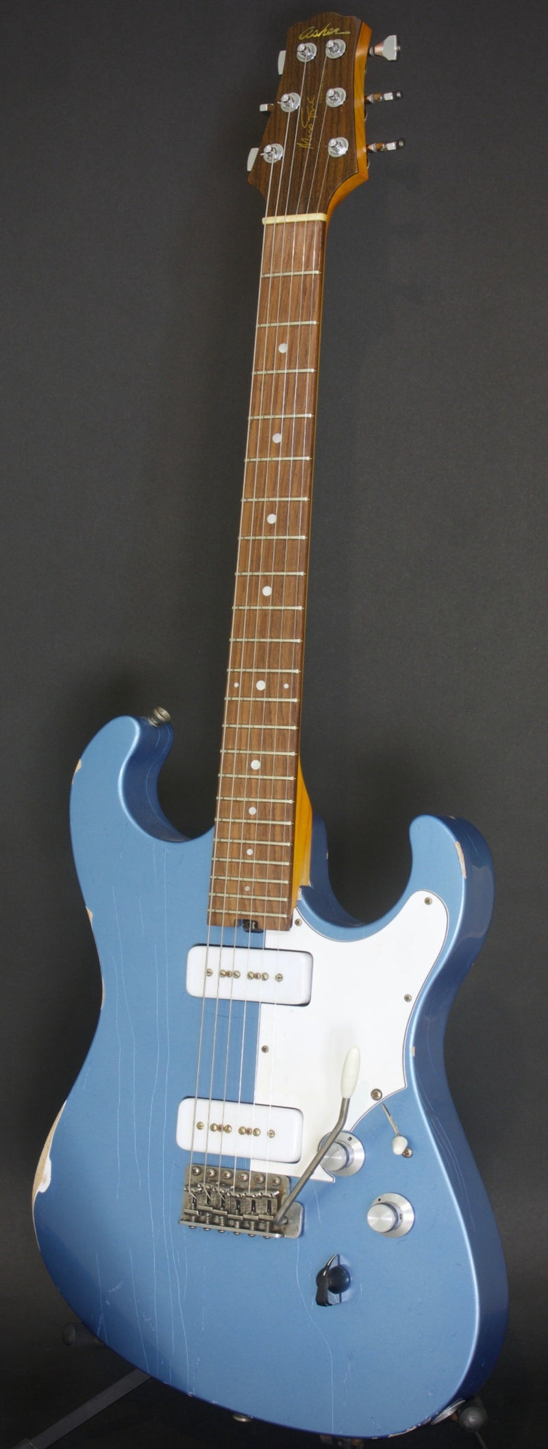 SOLD 2019 Asher Marc Ford Signature Model Guitar in Lake Placid Blue R