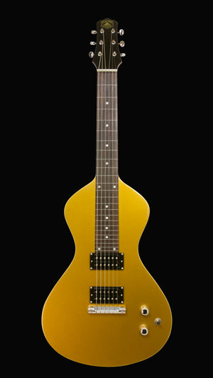 SOLD OUT UNTIL FALL 2023 Electro Hawaiian® Junior Lap Steel Gold Top with Gig Bag!