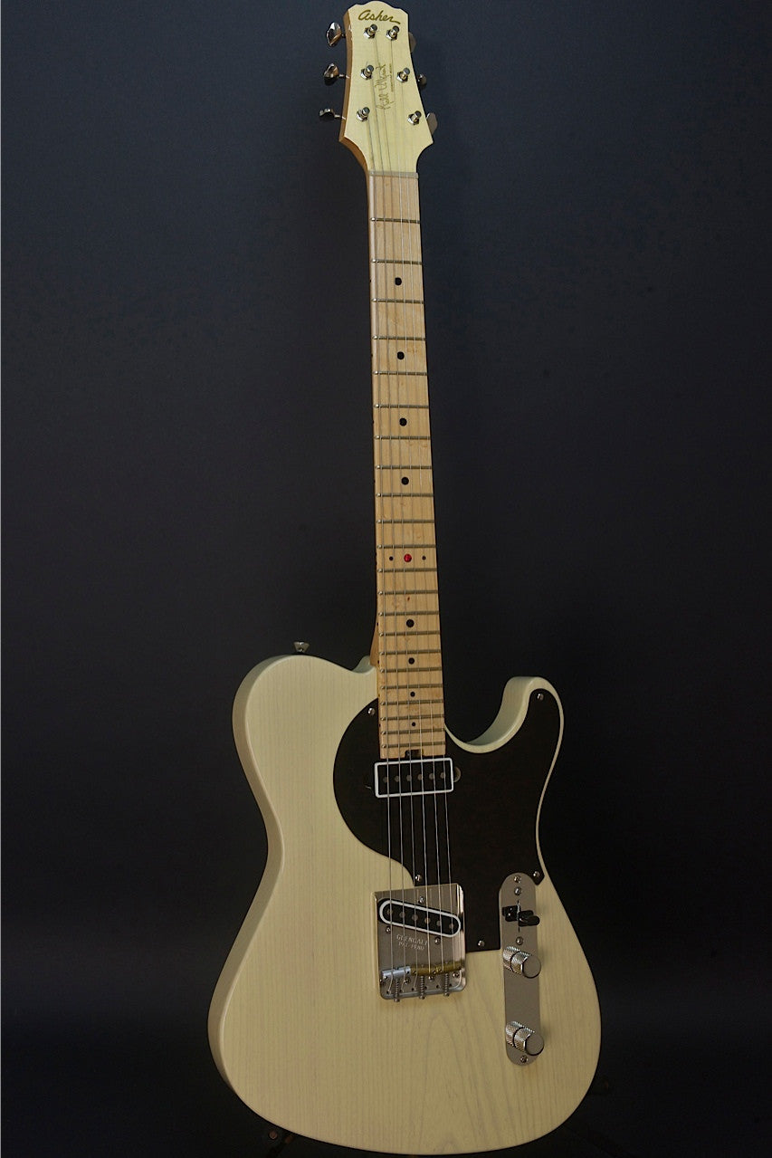 SOLD Asher 2013 Redd Volkaert Signature Guitar, Vintage Blonde Nitro