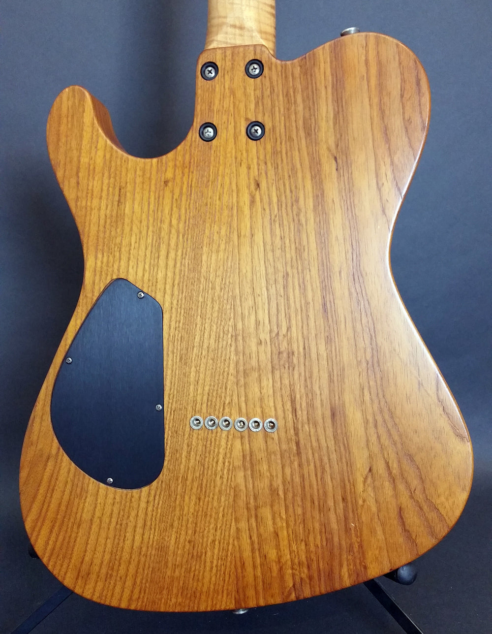 SOLD Asher T Deluxe Roasted Swamp Ash, Anodized Metal Guard, #955 Thin ...